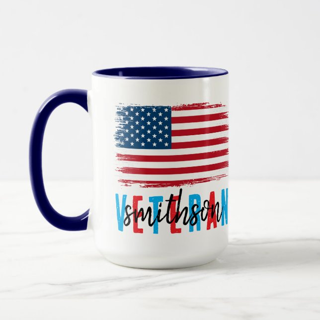 Mug des anciens combattants | Coupe patriotique de (Gauche)