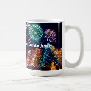 Mug Des arbres de Noël spectaculaires personnalisés
