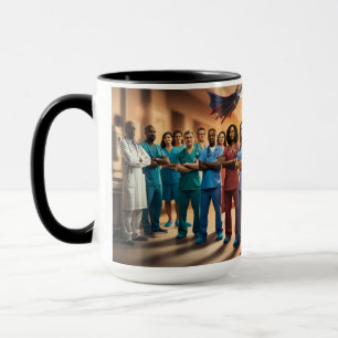 Mug Des blouses blanches aux super-héros