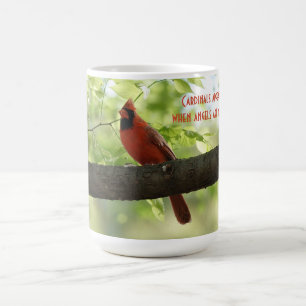 Mug Des cardinaux apparaissent quand les anges sont pr