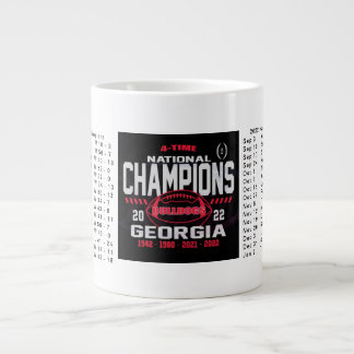 Mug des champions nationaux de Géorgie