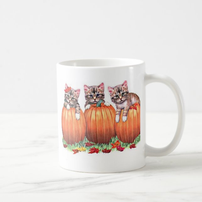 Mug Des chatons en Citrouille pour Halloween (Droite)