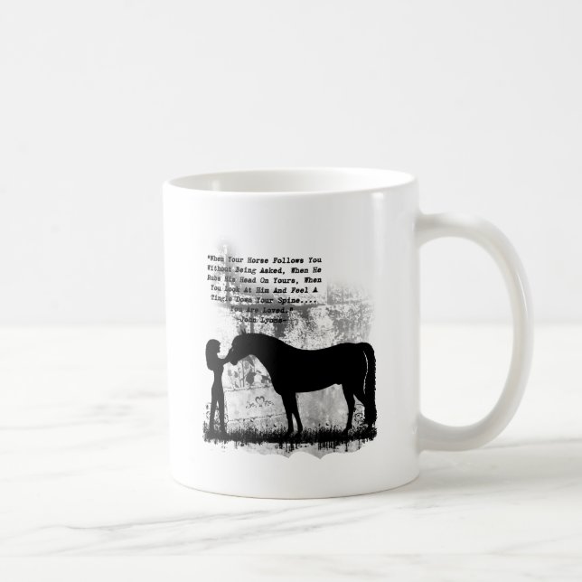 Mug Des chevaux vous êtes aimés (Droite)