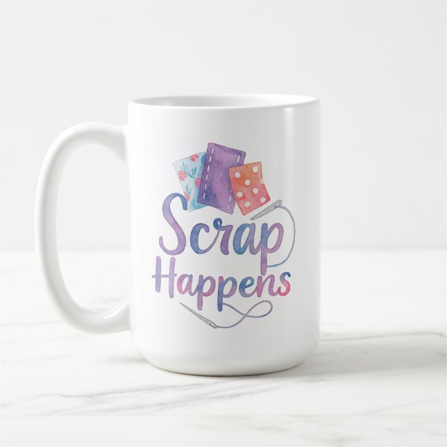 Mug Des chutes, c'est drôle quilting couture Pun Coudr (Gauche)