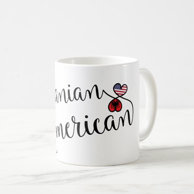 Mug des Coeurs serrés albanais (Devant droit)