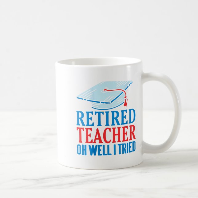 Mug Des Femmes Professeur Retraité Oh Eh Bien J'Ai Ess (Droite)