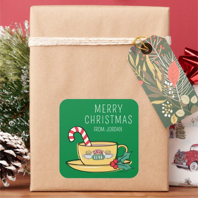 Mug des Fêtes Central Perk | Étiquette de Cadeau d (vacances)