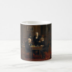 Mug Des gentillesses jouent à un jeu d'échecs (Thomas