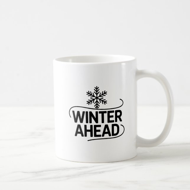 Mug Des jours meilleurs au-delà de l'hiver (Droite)