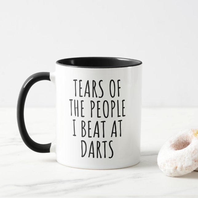 Mug Des Larmes De Gens Que Je Bats Aux Dents (Avec donut)