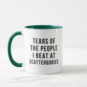 Mug Des larmes sur les gens que je bat sur les catterg