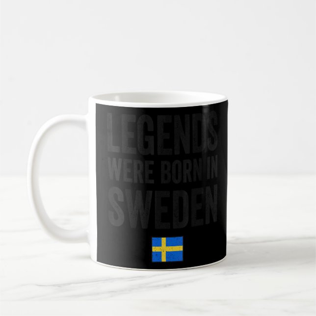 Mug Des Légendes Sont Nées En Suède Drapeau Pride Roo (Gauche)