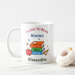 Mug Des livres amusants que j'aime lire enfant