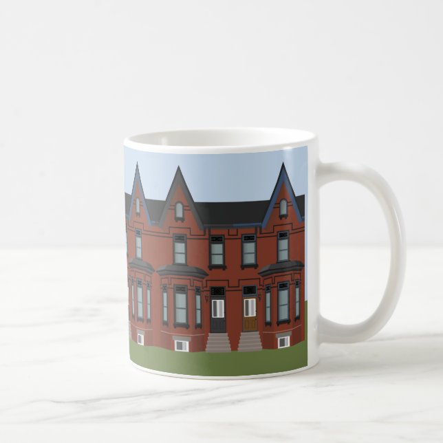 Mug des maisons de ville victoriennes (Droite)