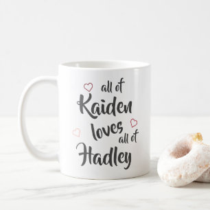Mug Des Noms Personnalisés Qui M'Aiment Tous