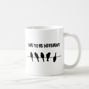 Mug Des oiseaux sur un fil - osez être différent