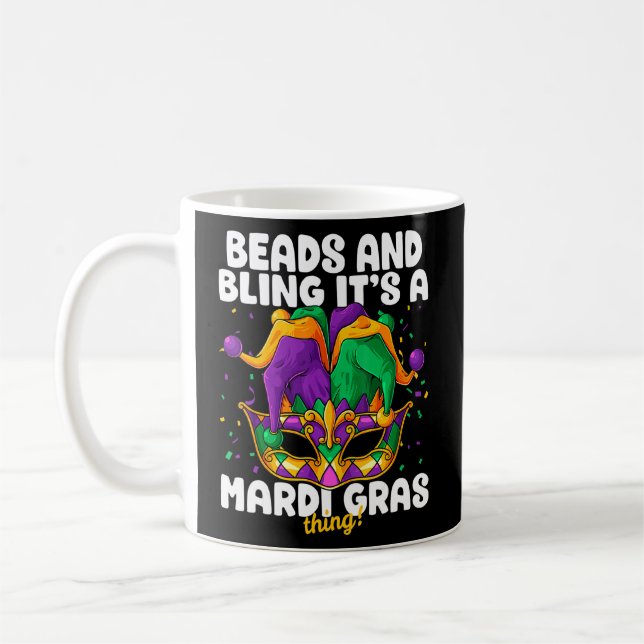 Mug Des Perles Et Le Laver C'Est Une Chose Mardi Gras  (Gauche)