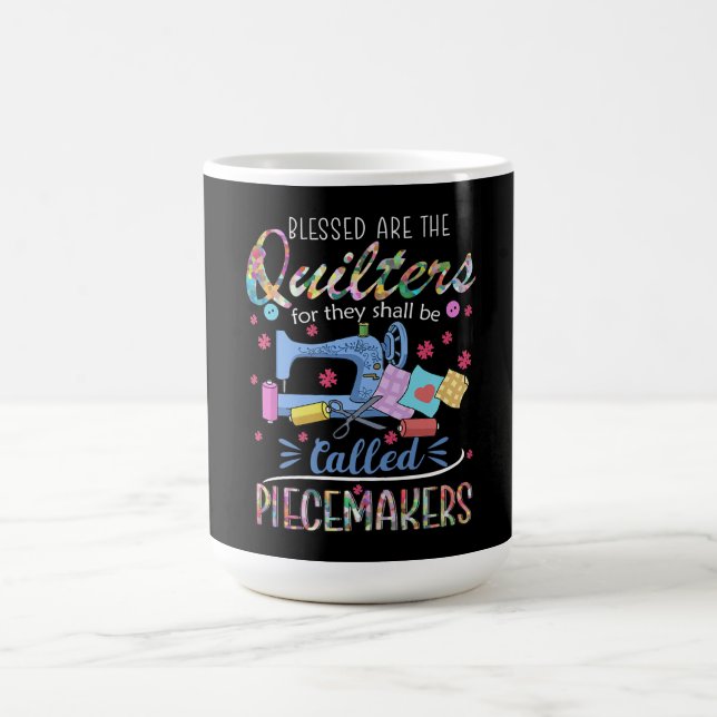 Mug Des Piecemakers Bienheureux Qui Cachent Les Idées  (Centre)