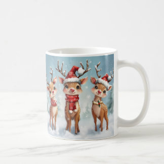 Mug des rennes de Noël mignons – Mug des Fêtes con