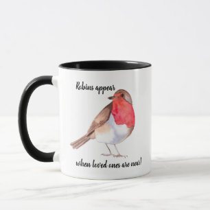 Mug Des Robins apparaissent quand les proches sont pr