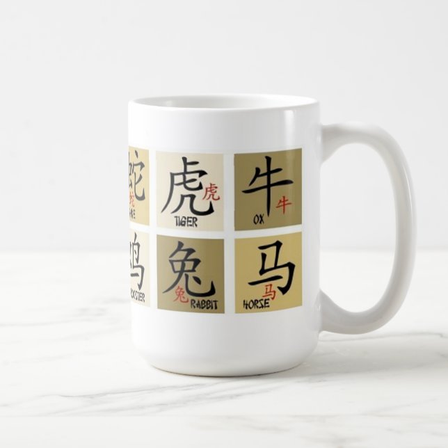 Mug des signes du zodiaque chinois (Droite)