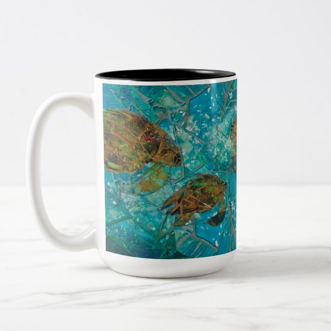 Mug des tortues de la Mosaïque indigénérosité (Gauche)