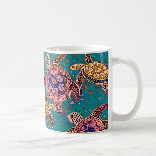 Mug des tortues de mer hawaïennes (Droite)