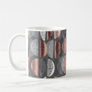 Mug Des vibes du milieu du siècle moderne style motif 