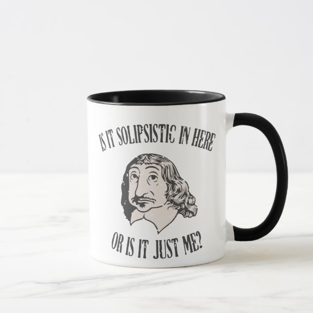 Mug Descartes Solipsistic (Droite)