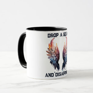 Mug Descendez d'un rapport et disparaissez, moto