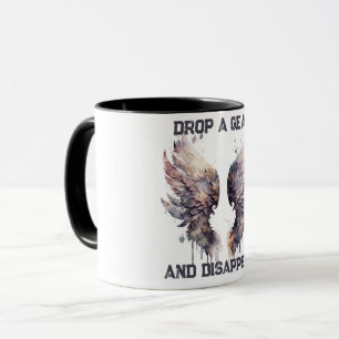 Mug Descendez d'un rapport et disparaissez, moto