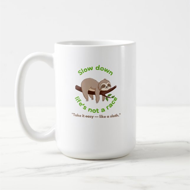 Mug Descente lente - Joints Graphiques et cadeaux (Gauche)