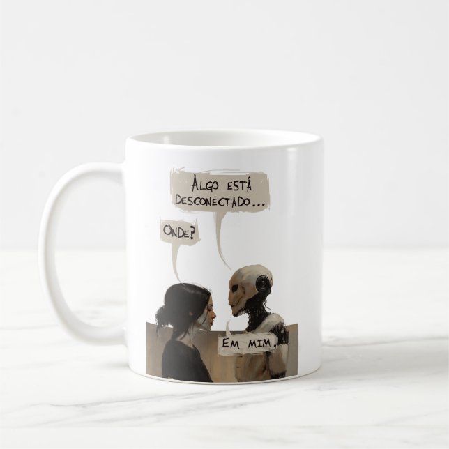 Mug Desconectado (com frase) (Gauche)