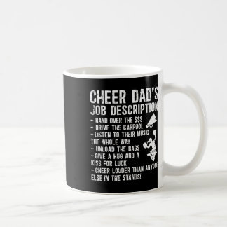 Mug Description de poste de papa cheer Papa d'une pom-