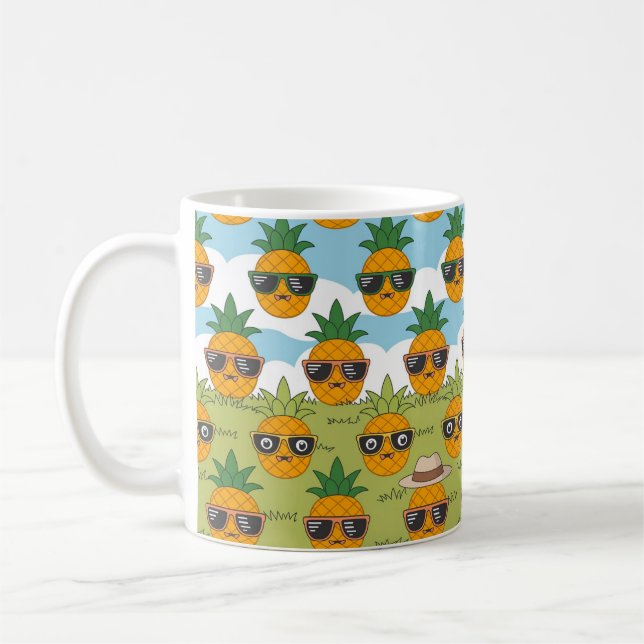 Mug Design à thème unique en ananas (Gauche)