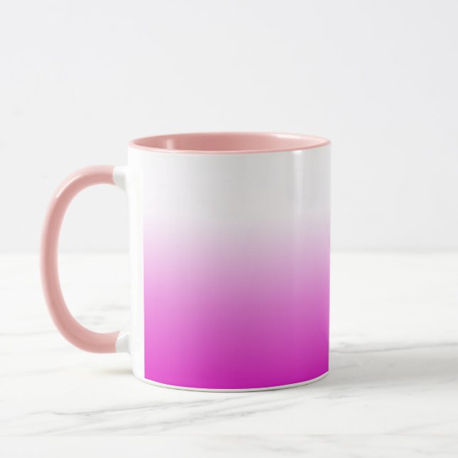 Mug Design Arrière - plan rose Ombr Gradient-60416 (Gauche)