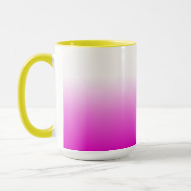 Mug Design Arrière - plan rose Ombr Gradient-60416 (Gauche)