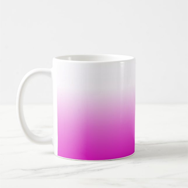 Mug Design Arrière - plan rose Ombr Gradient-60416 (Gauche)