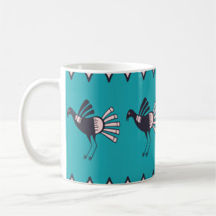 Mug design d'art africain Abstrait. Trib dessiné à l
