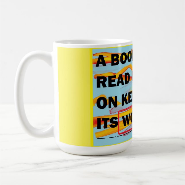 Mug Design d'art pour les messages pour ceux qui aimen (Gauche)