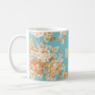 Mug Design de bouquet rose motif sans couture avec bar
