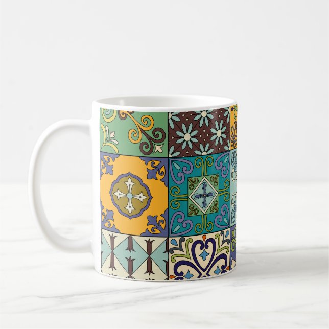 Mug Design de carreaux Talavera portugais (Gauche)