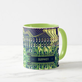 Mug Design de carte de circuit imprimé moderne Ajouter
