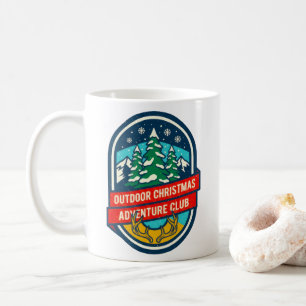 Mug Design de club d'aventure de Noël extérieur