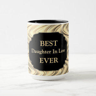 Mug Design de luxe "Meilleure fille en droit jamais"
