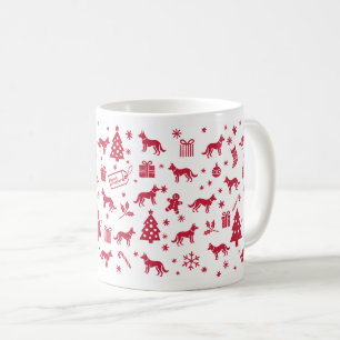 Mug Design de Noël pour berger néerlandais