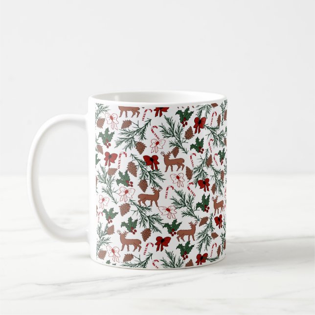 Mug Design de Noël Spirit (Gauche)
