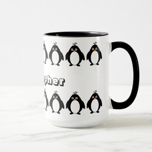 Mug Design de pingouin (Droite)