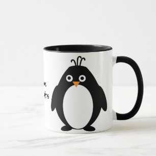 Mug Design de pingouin personnalisé