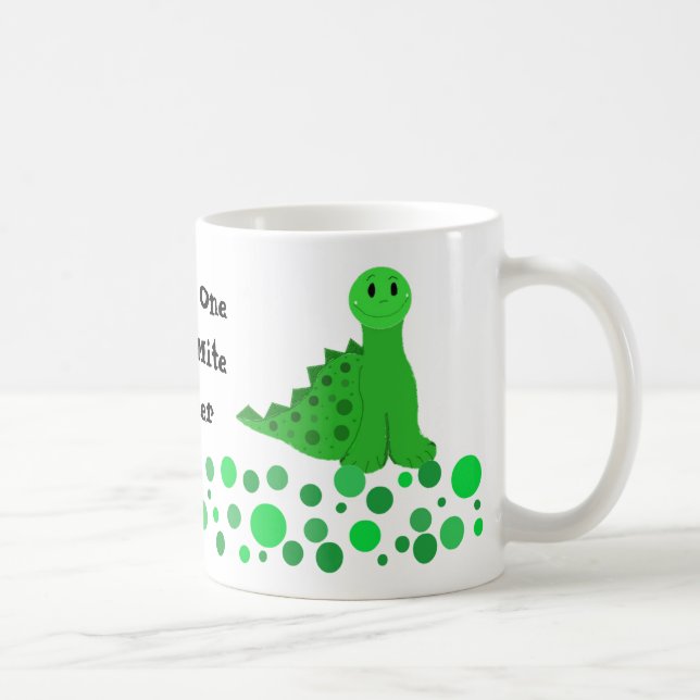 Mug Design de professeur dinosaure mignon (Droite)